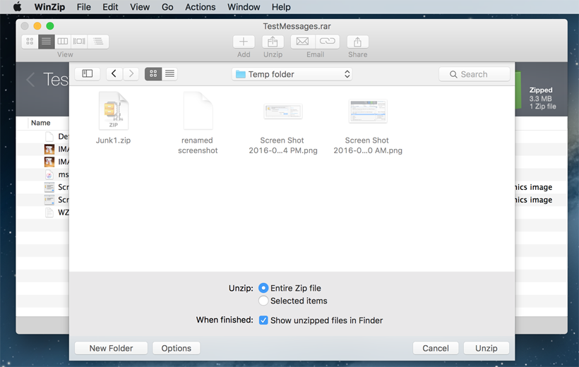 mac how to unzip rar file