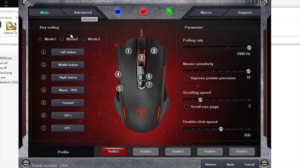 pictek gaming mouse download software