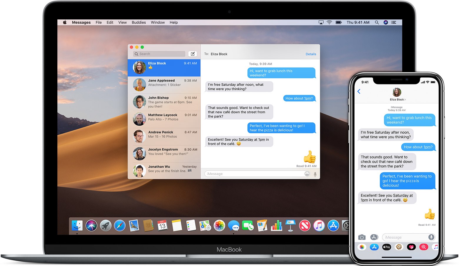 how use connect messages to mac